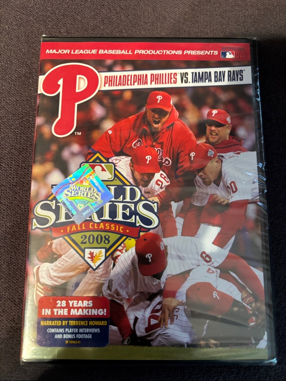 Philadelphia Phillies 2008 World Series DVD - never opened